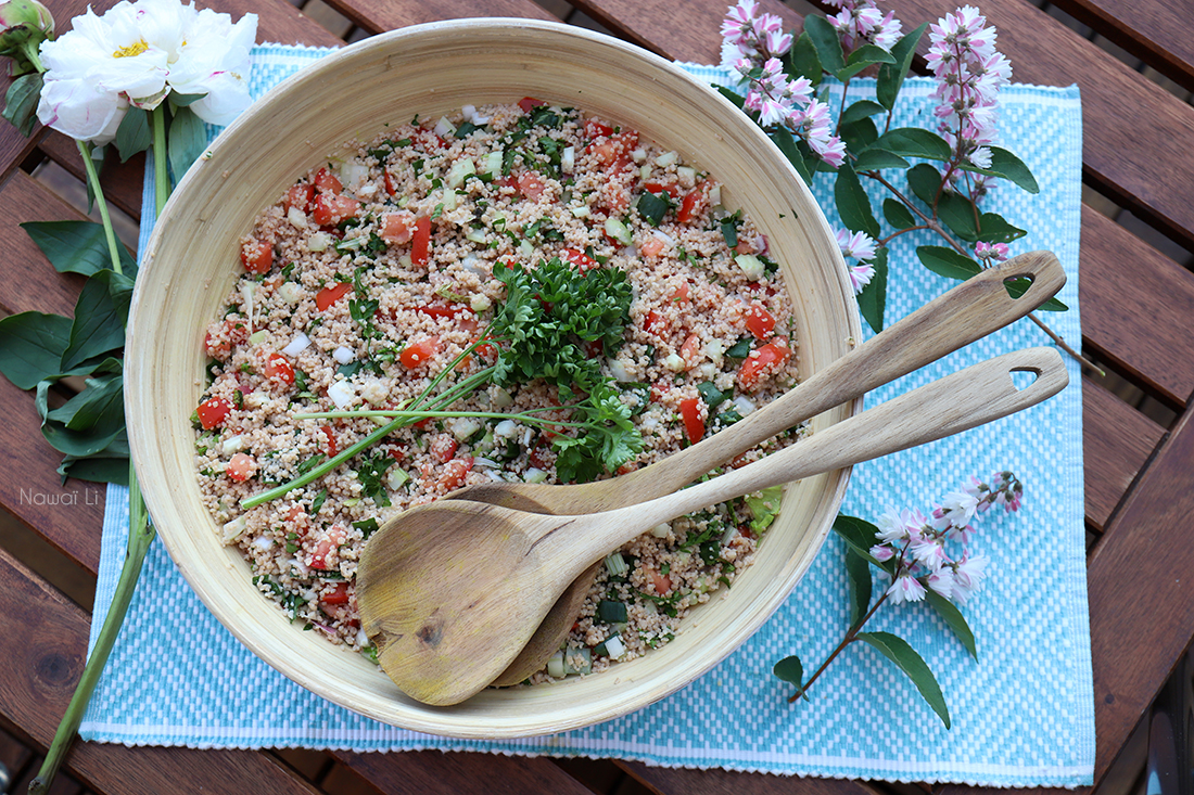 Vollkorn-Taboulé mit saisonalem Gemüse - Egg&amp;Plant