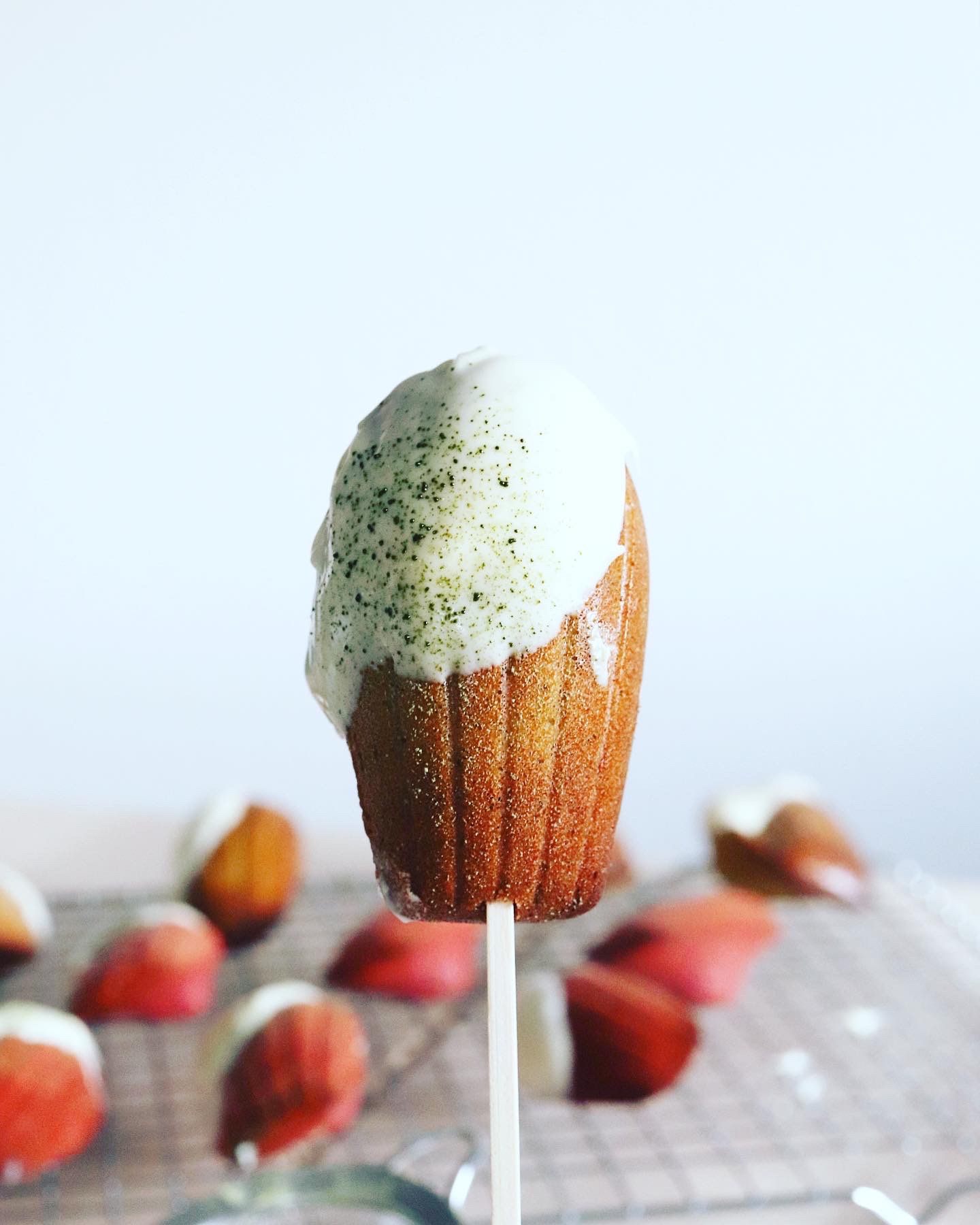 Green tea madeleine