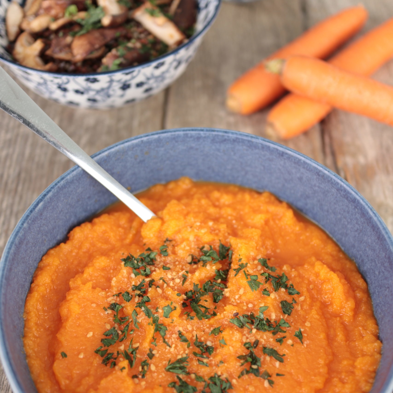 Miso carrot soup