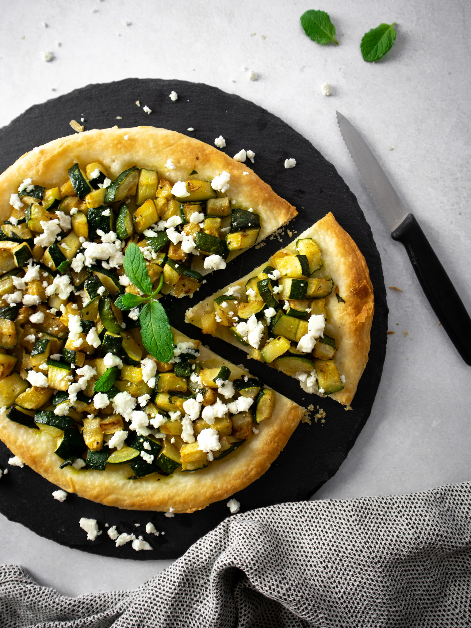 tarte courgettes feta