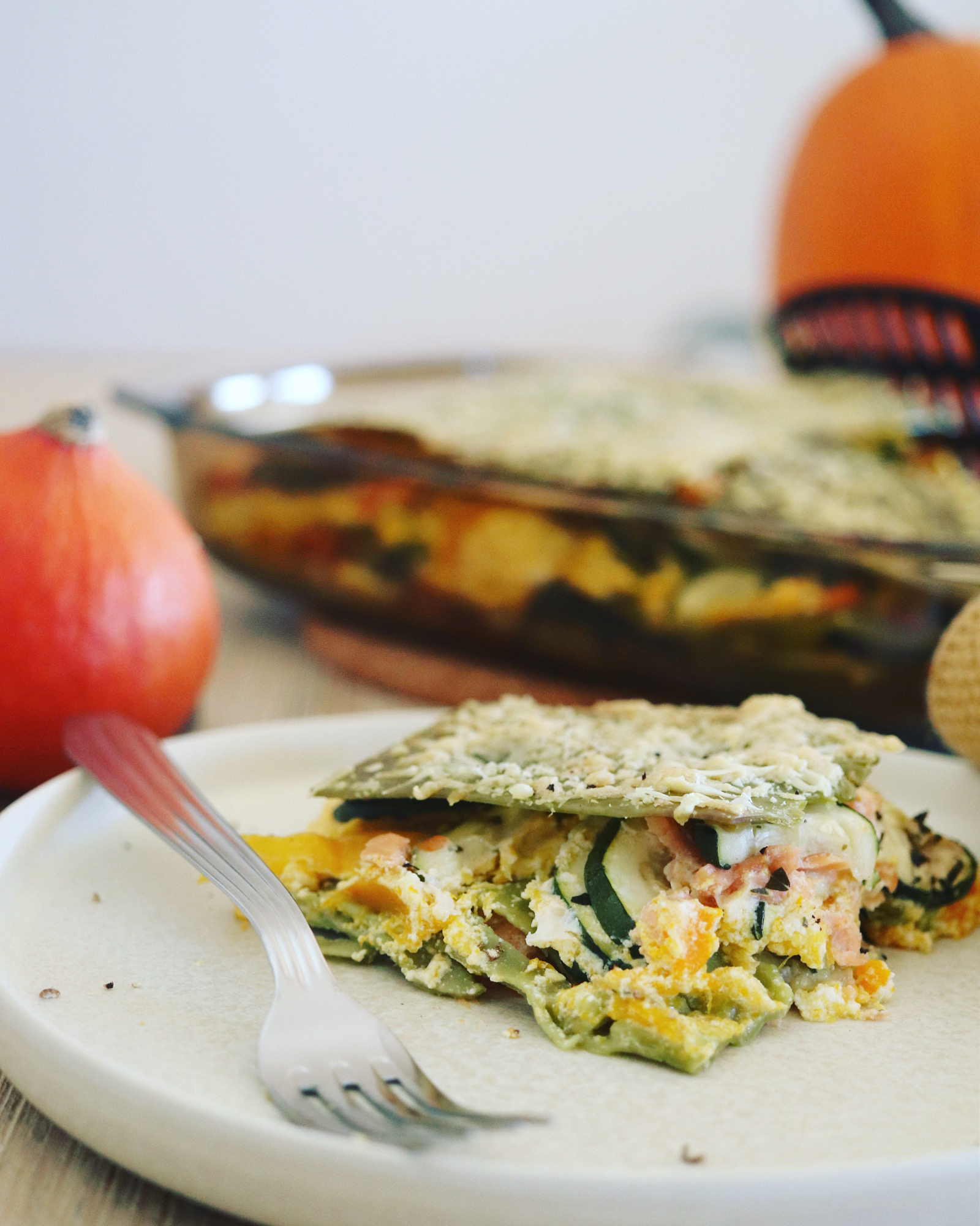 Pumpkin lasagnas