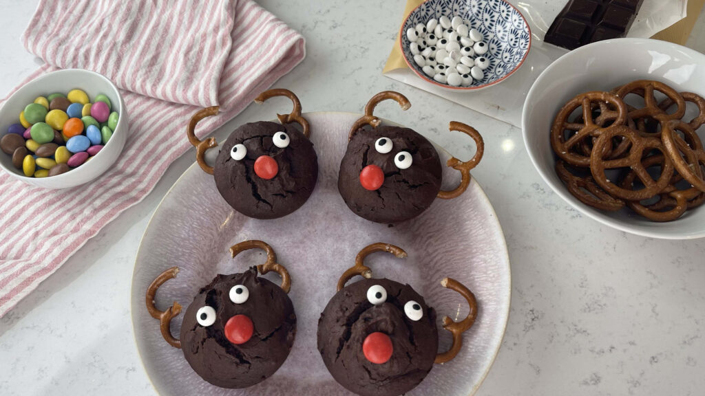 Recette : les rennes du Père Noël muffins