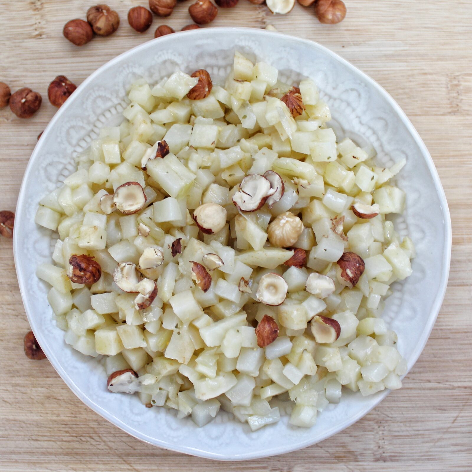 Risotto céleri topinambour